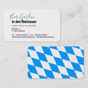 Bayerische Visitenkarte Business Card