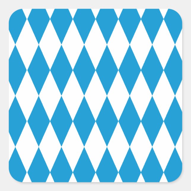 Bayern Bavaria Oktoberfest Square Sticker (Front)