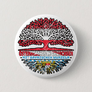 Bayern Bayrisch Österreichisch Baum 2 Inch Round Button