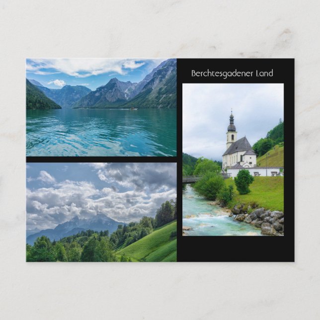 Bayern Berchtesgadener Land - Collage Postcard (Front)
