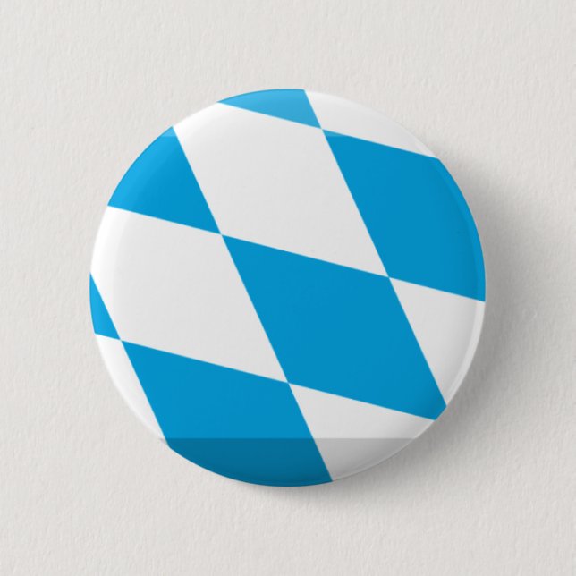 Bayern Flag Gem 2 Inch Round Button (Front)