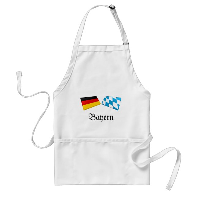 Bayern, Germany Flag Tiles Standard Apron (Front)