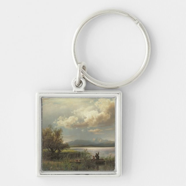 Bayern Landscape, 1856 Keychain (Front)