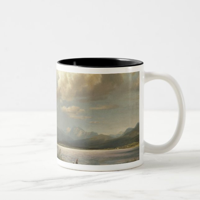 Bayern Landscape, 1856 Two-Tone Coffee Mug (Right)