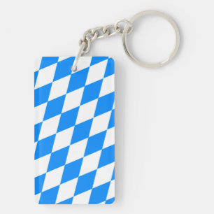 Bayern Rauten Fahne Keychain