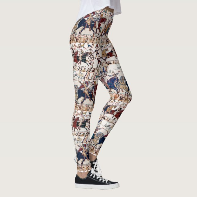 BAYEUX TAPESTRY 1066 NORMAN KNIGHTS AND ARCHERS  LEGGINGS (Right)