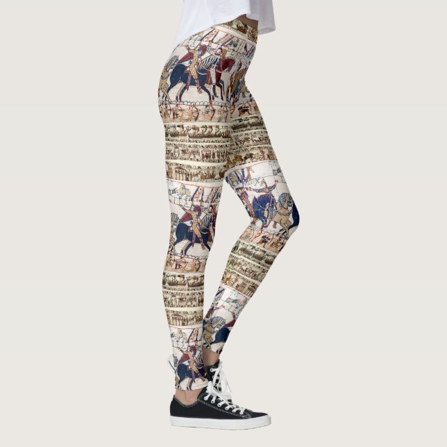 BAYEUX TAPESTRY 1066 NORMAN KNIGHTS AND ARCHERS LEGGINGS (Right)