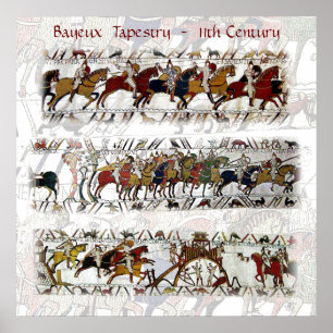 Bayeux Tapestry 11th Century Poster