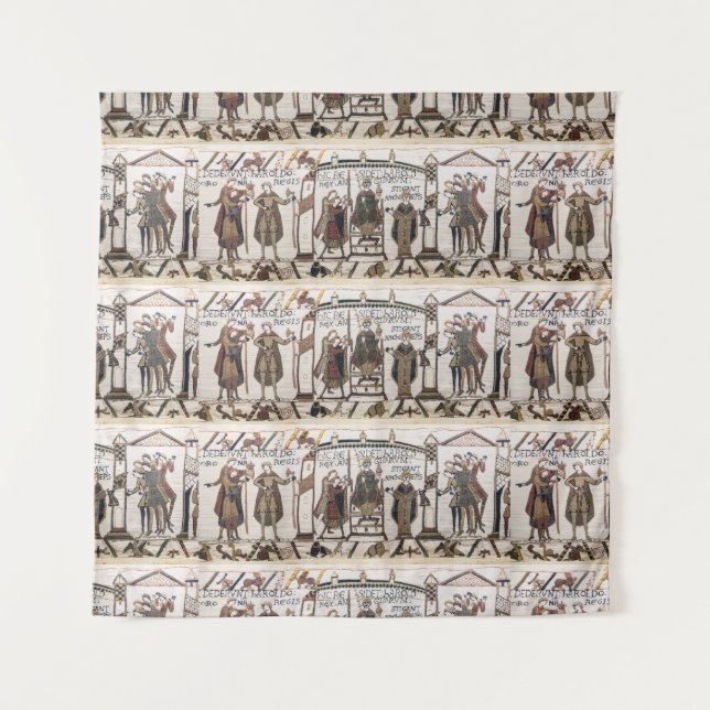 Bayeux Tapestry - King Harold Coronation (Front)