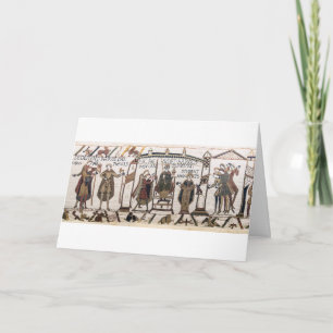 Bayeux Tapestry - King Harold Coronation Card