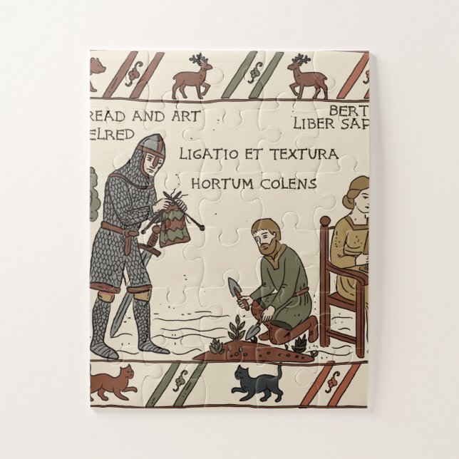 bayeux tapestry parody jigsaw puzzle (Vertical)