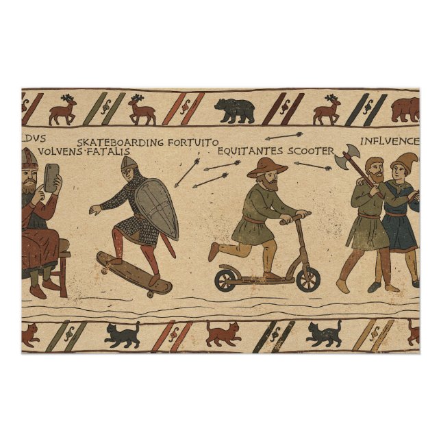 Bayeux Tapestry Parody Poster (Front)