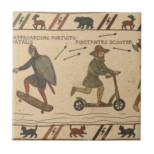 Bayeux Tapestry Parody Tile
