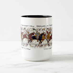Bayeux Tapestry Scene Two-Tone Coffee Mug