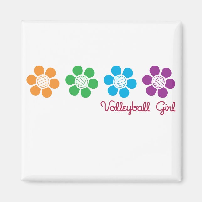 Bayflower Volleyball Magnet (Front)