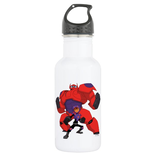 Baymax and Hiro 532 Ml Water Bottle (Front)