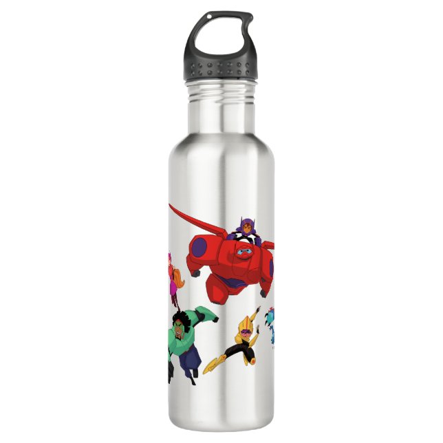 Baymax and his Super Hero Team 710 Ml Water Bottle (Front)