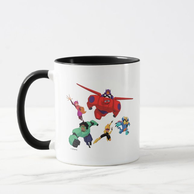 Baymax and his Super Hero Team Mug (Left)