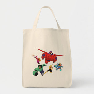 Baymax and his Super Hero Team Tote Bag