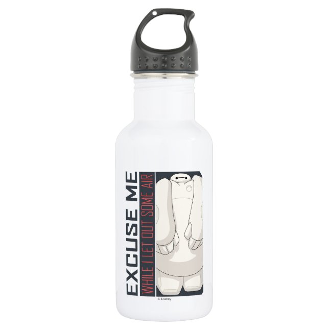 Baymax | Excuse Me 532 Ml Water Bottle (Front)