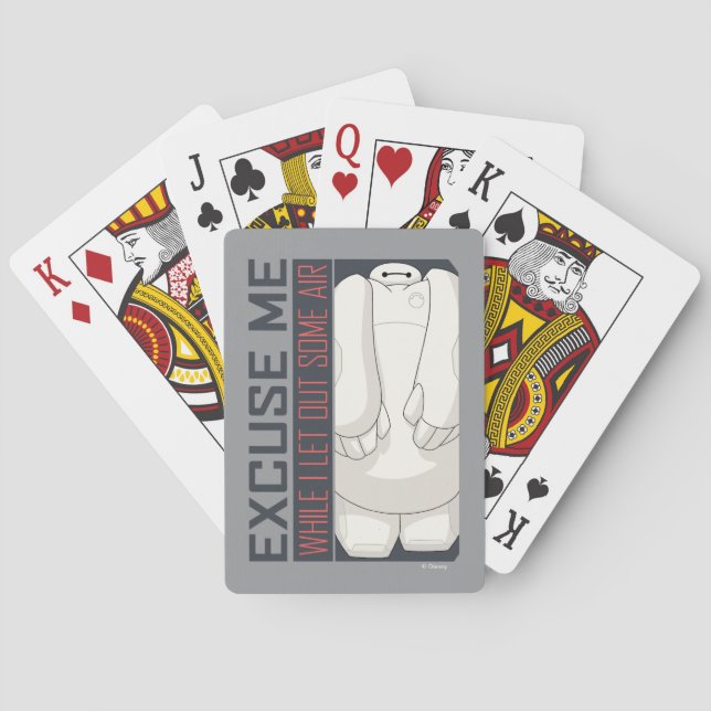 Baymax | Excuse Me Playing Cards (Back)