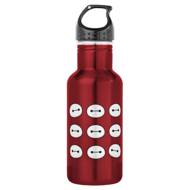 Baymax Face Pattern 532 Ml Water Bottle (Front)