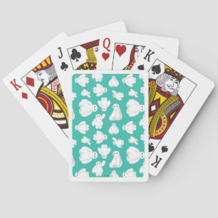Baymax Green Classic Pattern Playing Cards