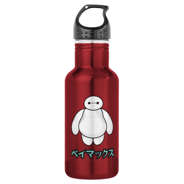 Baymax Green Graphic 532 Ml Water Bottle (Front)