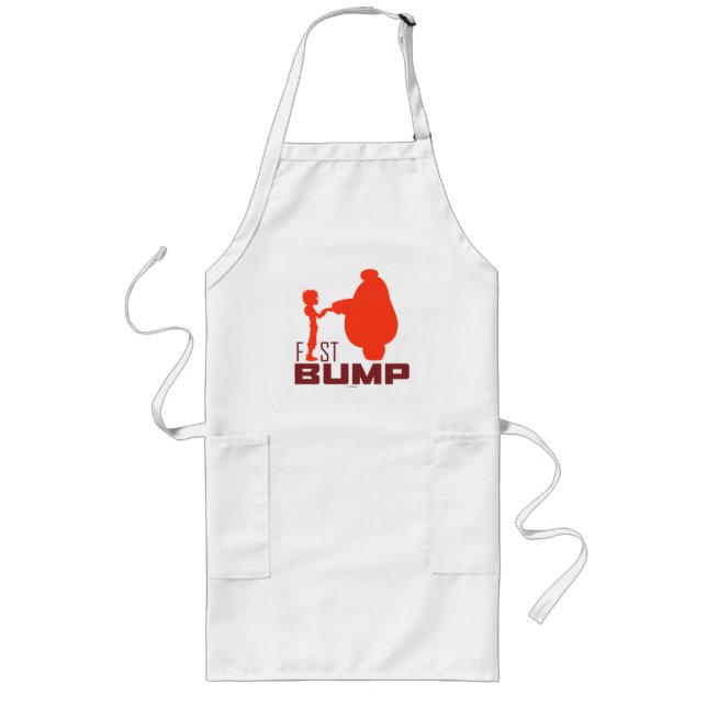 Baymax & Hiro | Fist Bump Long Apron (Front)