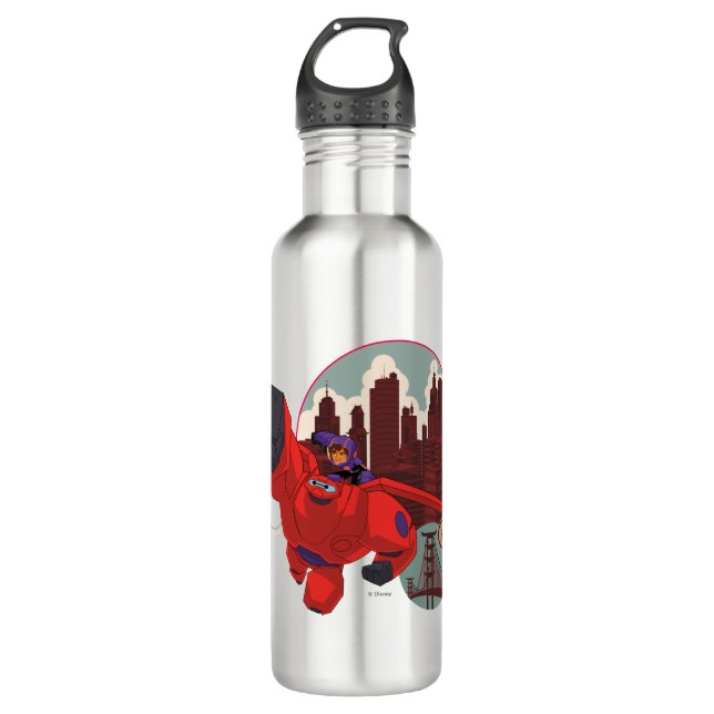 Baymax & Hiro | Hero Up 710 Ml Water Bottle (Front)