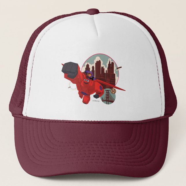 Baymax & Hiro | Hero Up Trucker Hat (Front)