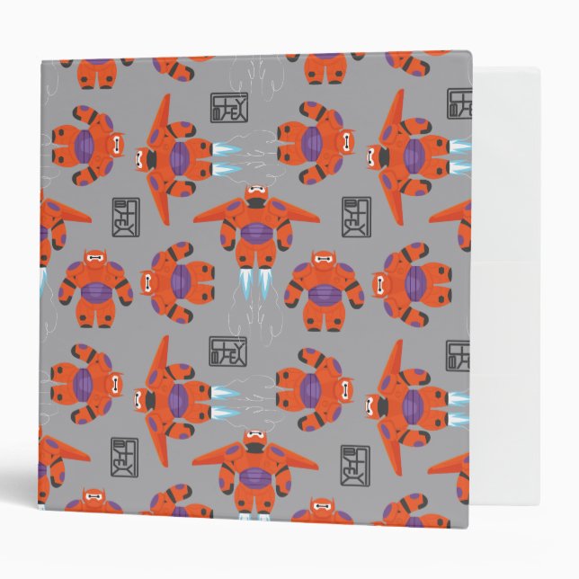Baymax Orange Supersuit Pattern Binder (Front/Inside)