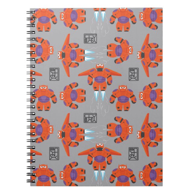 Baymax Orange Supersuit Pattern Notebook (Front)