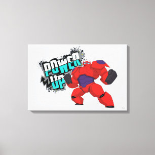 Baymax Power Up Canvas Print