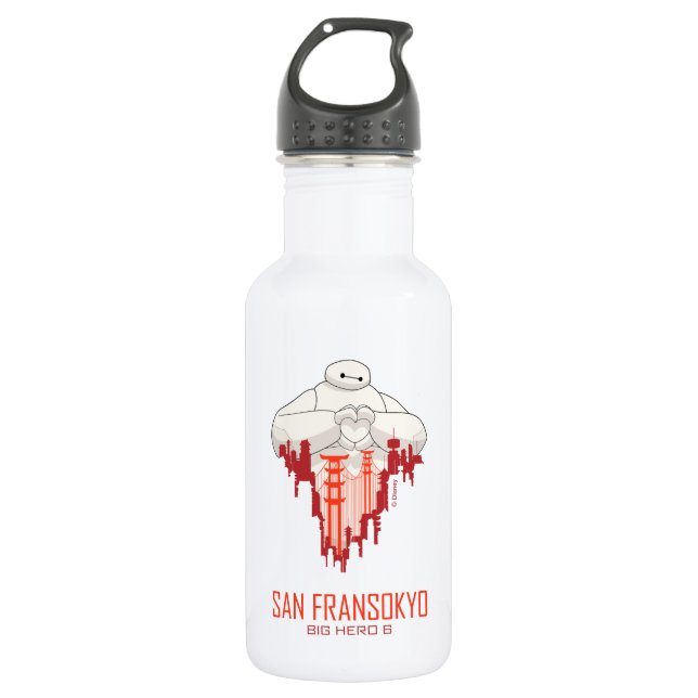 Baymax | San Fransokyo - Big Hero 6 532 Ml Water Bottle (Front)