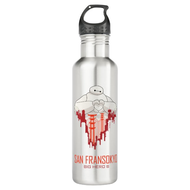 Baymax | San Fransokyo - Big Hero 6 710 Ml Water Bottle (Front)