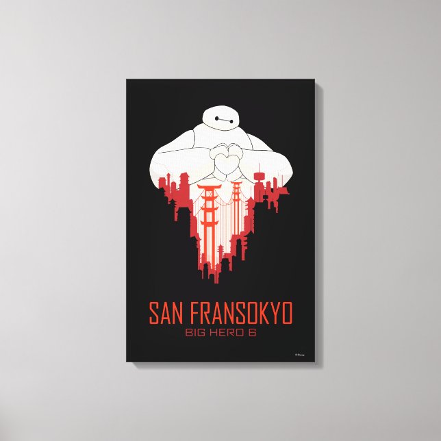 Baymax | San Fransokyo - Big Hero 6 Canvas Print (Front)