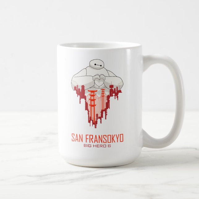 Baymax | San Fransokyo - Big Hero 6 Coffee Mug (Right)