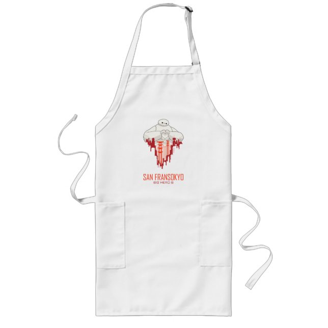 Baymax | San Fransokyo - Big Hero 6 Long Apron (Front)