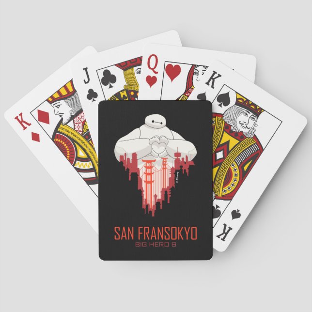 Baymax | San Fransokyo - Big Hero 6 Playing Cards (Back)