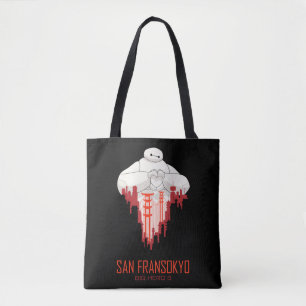 Baymax   San Fransokyo - Big Hero 6 Tote Bag