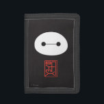 Baymax Seal Trifold Wallet<br><div class="desc">Bring home Baymax in this classic animated image with an outline of Baymax's face. In the fictional town of San Fransokyo, Baymax and this super hero friends battle villians using advanced technology. With this rocket fist, rocket thrusters, and strong robotic suit, he will in any kid's heart in tthis epic...</div>