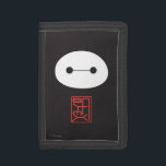 Baymax Seal Trifold Wallet<br><div class="desc">Bring home Baymax in this classic animated image with an outline of Baymax's face. In the fictional town of San Fransokyo, Baymax and this super hero friends battle villians using advanced technology. With this rocket fist, rocket thrusters, and strong robotic suit, he will in any kid's heart in tthis epic...</div>