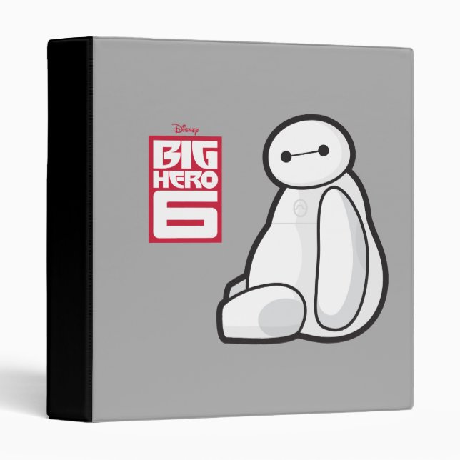 Baymax Sideways Sitting Binder (Front/Spine)