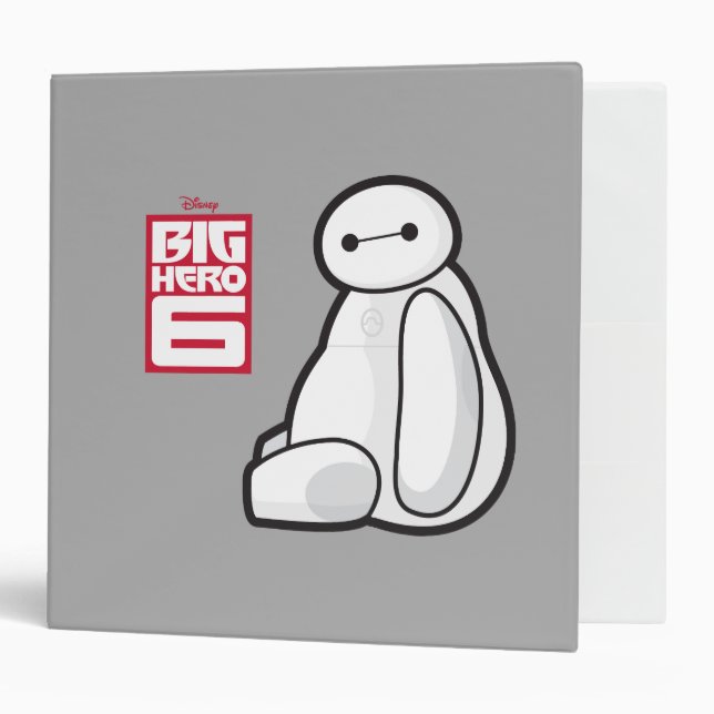 Baymax Sideways Sitting Binder (Front/Inside)