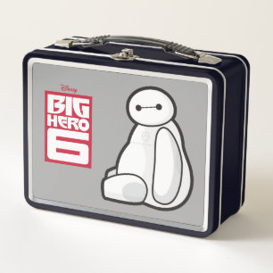 Baymax Sideways Sitting Metal Lunch Box