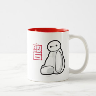 Baymax Sideways Sitting Two-Tone Coffee Mug