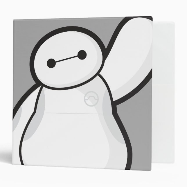 Baymax Waving Binder (Front/Inside)