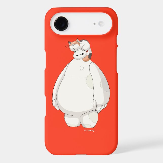 Baymax with Mochi on his Head Case-Mate iPhone Case (Back)