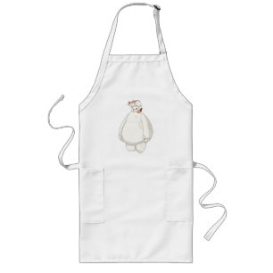 Baymax with Mochi on his Head Long Apron